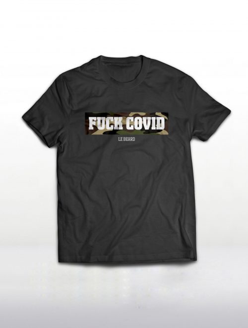 T-shirt Fuck Covid Camuflado